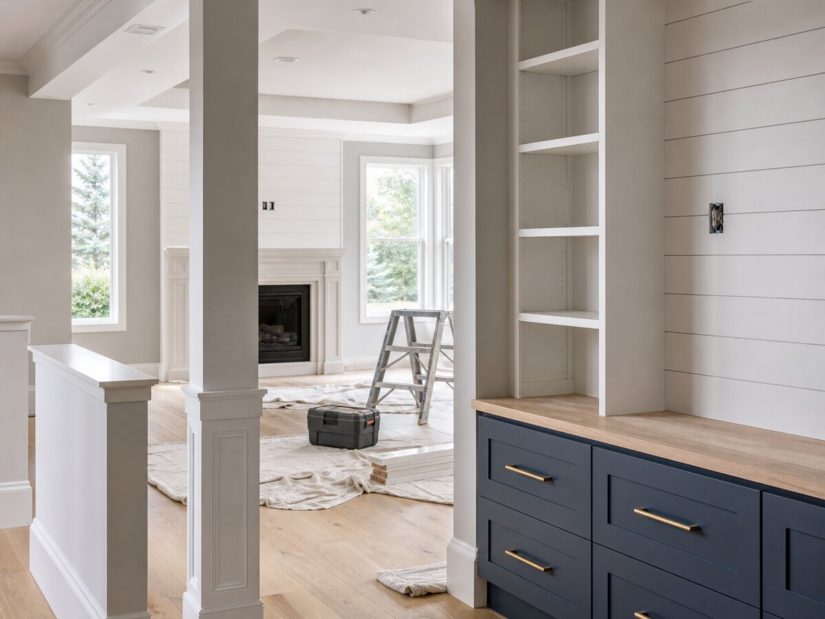 Residential interior project demo photo